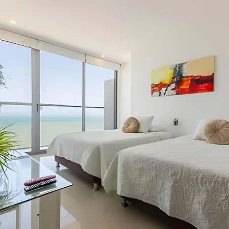 Awesome Oceanfront “morros City” 29th Floor 2r/3br * Cartagena